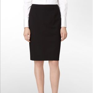 Calvin Klein Black Pencil Skirt